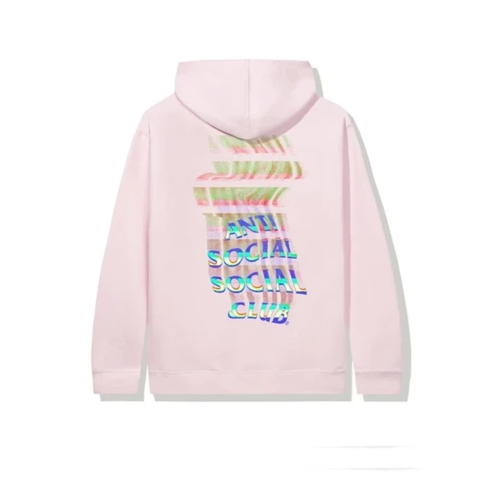 ANTI SOCIAL SOCIAL CLUB Channel 747 Pink Hoodie SIZE MEDIUM
